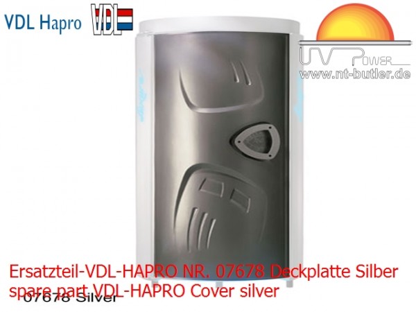 Ersatzteil-VDL-HAPRO NR. 07678 Deckplatte Silber