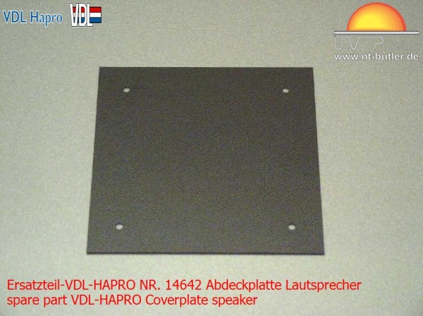Ersatzteil-VDL-HAPRO NR. 14642 Abdeckplatte Lautsprecher