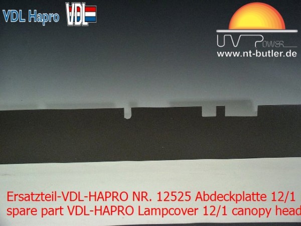 Ersatzteil-VDL-HAPRO NR. 12525 Abdeckplatte 12/1 Himmel Kopfseite
