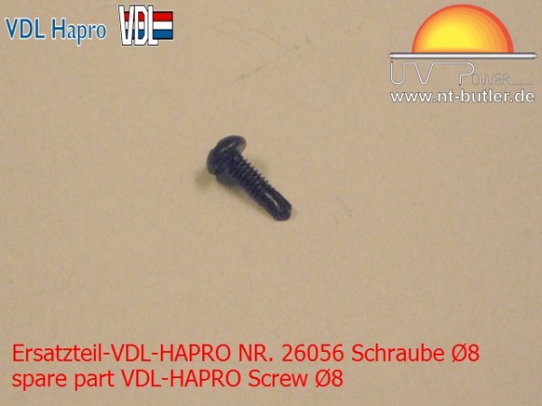 Ersatzteil-VDL-HAPRO NR. 26056 Schraube Ø8