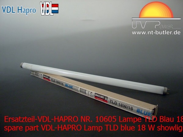 Ersatzteil-VDL-HAPRO NR. 10605 Lampe TLD Blau 18 W
