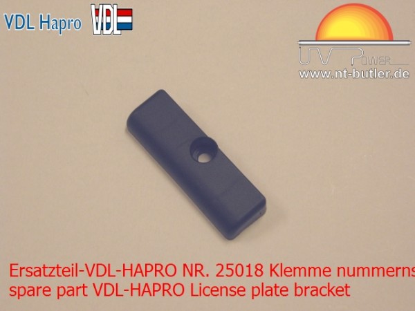 Ersatzteil-VDL-HAPRO NR. 25018 Klemme nummernschild