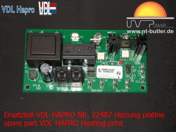 Ersatzteil-VDL-HAPRO NR. 22487 Heizung platine