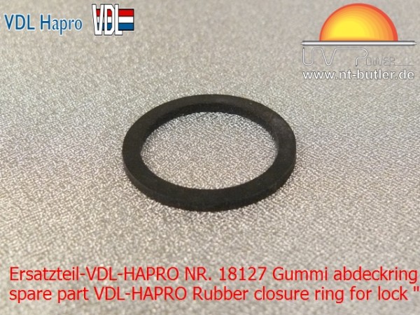 Ersatzteil-VDL-HAPRO NR. 18127 Gummi abdeckring für Schloß "18004"