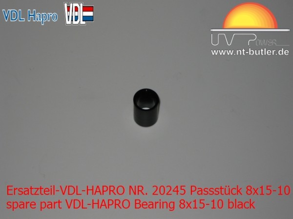 Ersatzteil-VDL-HAPRO NR. 20245 Passstück 8x15-10 swartz