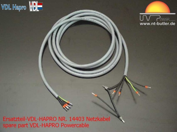 Ersatzteil-VDL-HAPRO NR. 14403 Netzkabel