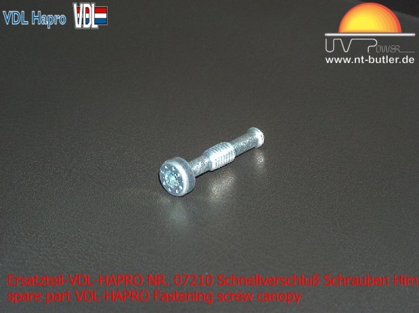 Ersatzteil-VDL-HAPRO NR. 07210 Schnellverschluß Schrauben Himmel