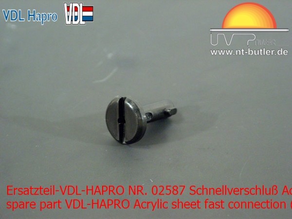 Ersatzteil-VDL-HAPRO NR. 02587 Schnellverschluß Acrylscheibe (M)