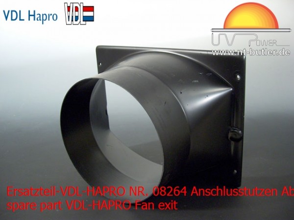 Ersatzteil-VDL-HAPRO NR. 08264 Anschlusstutzen Abluft Unterteil