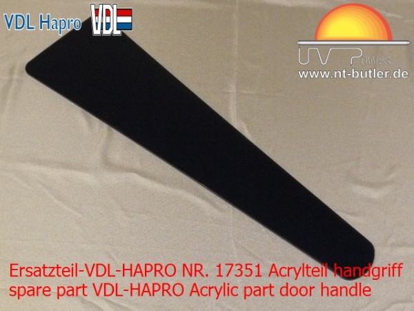 Ersatzteil-VDL-HAPRO NR. 17351 Acrylteil handgriff