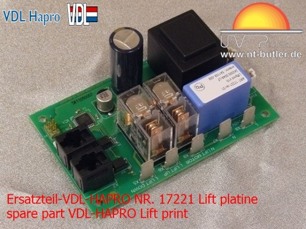 Ersatzteil-VDL-HAPRO NR. 17221 Lift platine