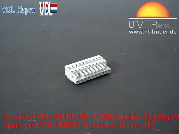 Ersatzteil-VDL-HAPRO NR. 11056 Stecker 10 polig (W)