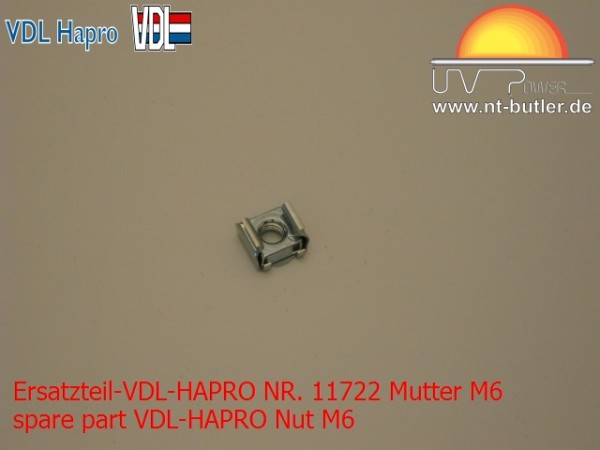 Ersatzteil-VDL-HAPRO NR. 11722 Mutter M6