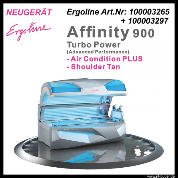 UV-Kit ID-1487: Solarium Art.100003265+100003297 Ergoline Affinity 900 CS TurboPow.m. Shoulder Tan
