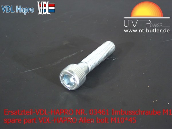 Ersatzteil-VDL-HAPRO NR. 03461 Imbusschraube M10*45