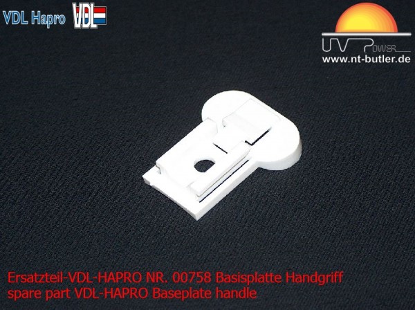 Ersatzteil-VDL-HAPRO NR. 00758 Basisplatte Handgriff