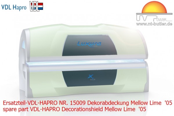 Ersatzteil-VDL-HAPRO NR. 15009 Dekorabdeckung Mellow Lime '05