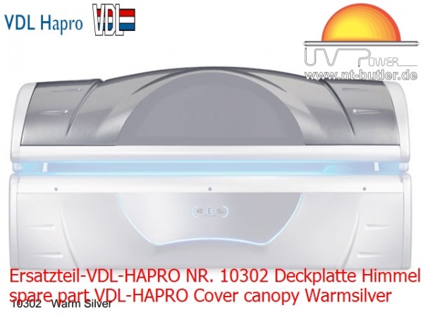 Ersatzteil-VDL-HAPRO NR. 10302 Deckplatte Himmel Warmsilber