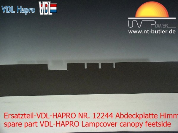 Ersatzteil-VDL-HAPRO NR. 12244 Abdeckplatte Himmel Fußseite