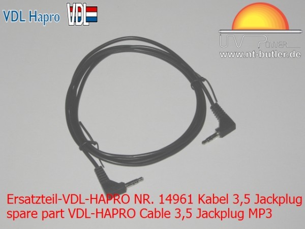Ersatzteil-VDL-HAPRO NR. 14961 Kabel 3,5 Jackplug MP3