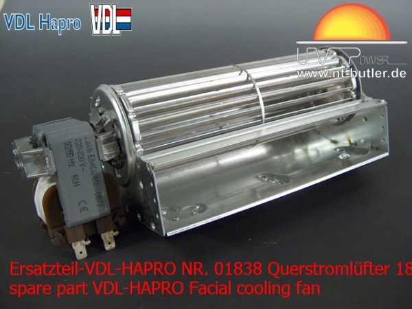 Ersatzteil-VDL-HAPRO NR. 01838 Querstromlüfter 180mm
