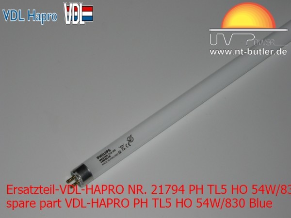 Ersatzteil-VDL-HAPRO NR. 21794 PH TL5 HO 54W/830 Blau