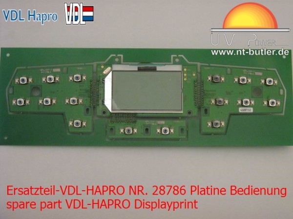 Ersatzteil-VDL-HAPRO NR. 28786 Platine Bedienung