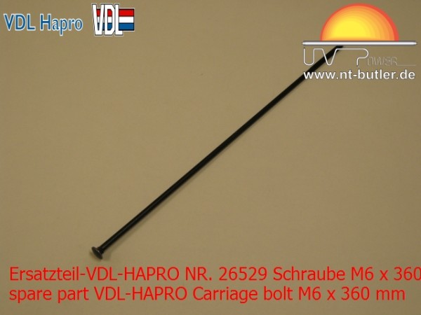 Ersatzteil-VDL-HAPRO NR. 26529 Schraube M6 x 360 mm