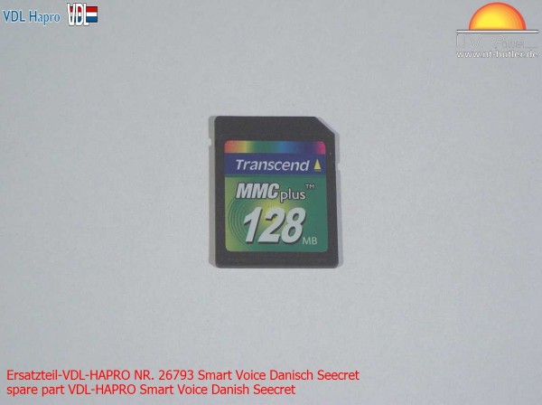 Ersatzteil-VDL-HAPRO NR. 26793 Smart Voice Danisch Seecret