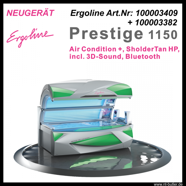 ID-1524: Ergoline PRESTIGE 1150 Dynamic. mit Schulterbräuner-HP