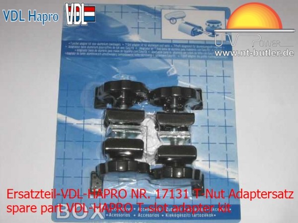 Ersatzteil-VDL-HAPRO NR. 17131 T-Nut Adaptersatz