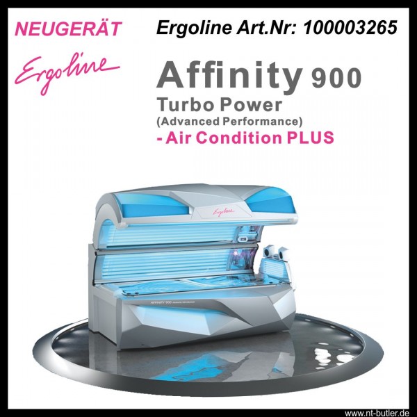 UV-Kit ID-1486: Solarium Art.100003265 Ergoline Affinity 900 CS Turbo Power o. Shoulder Tan