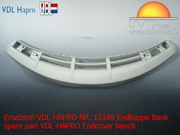 Ersatzteil-VDL-HAPRO NR. 12189 Endkappe Bank