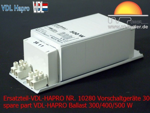 Ersatzteil-VDL-HAPRO NR. 10280 Vorschaltgeräte 300/400/500 W