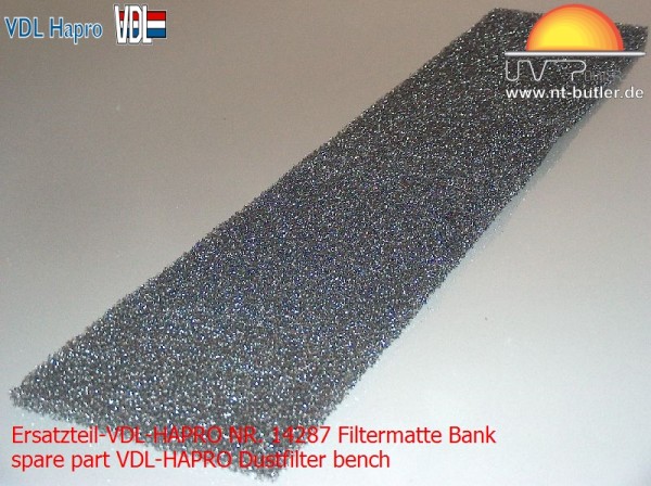 Ersatzteil-VDL-HAPRO NR. 14287 Filtermatte Bank