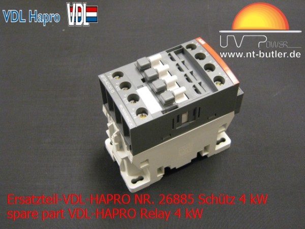Ersatzteil-VDL-HAPRO NR. 26885 Schütz 4 kW